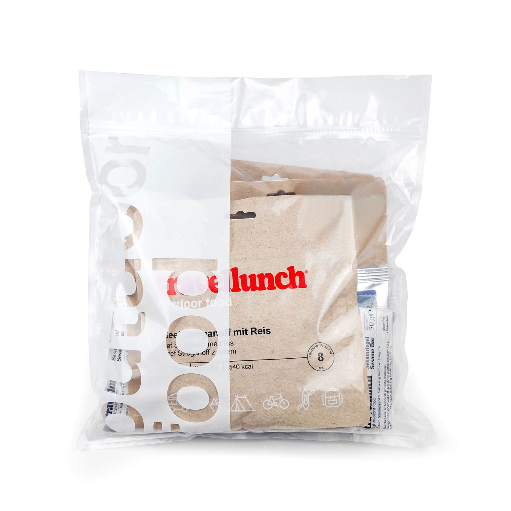 Travellunch gefriergetrocknete Outdoor-Mahlzeit