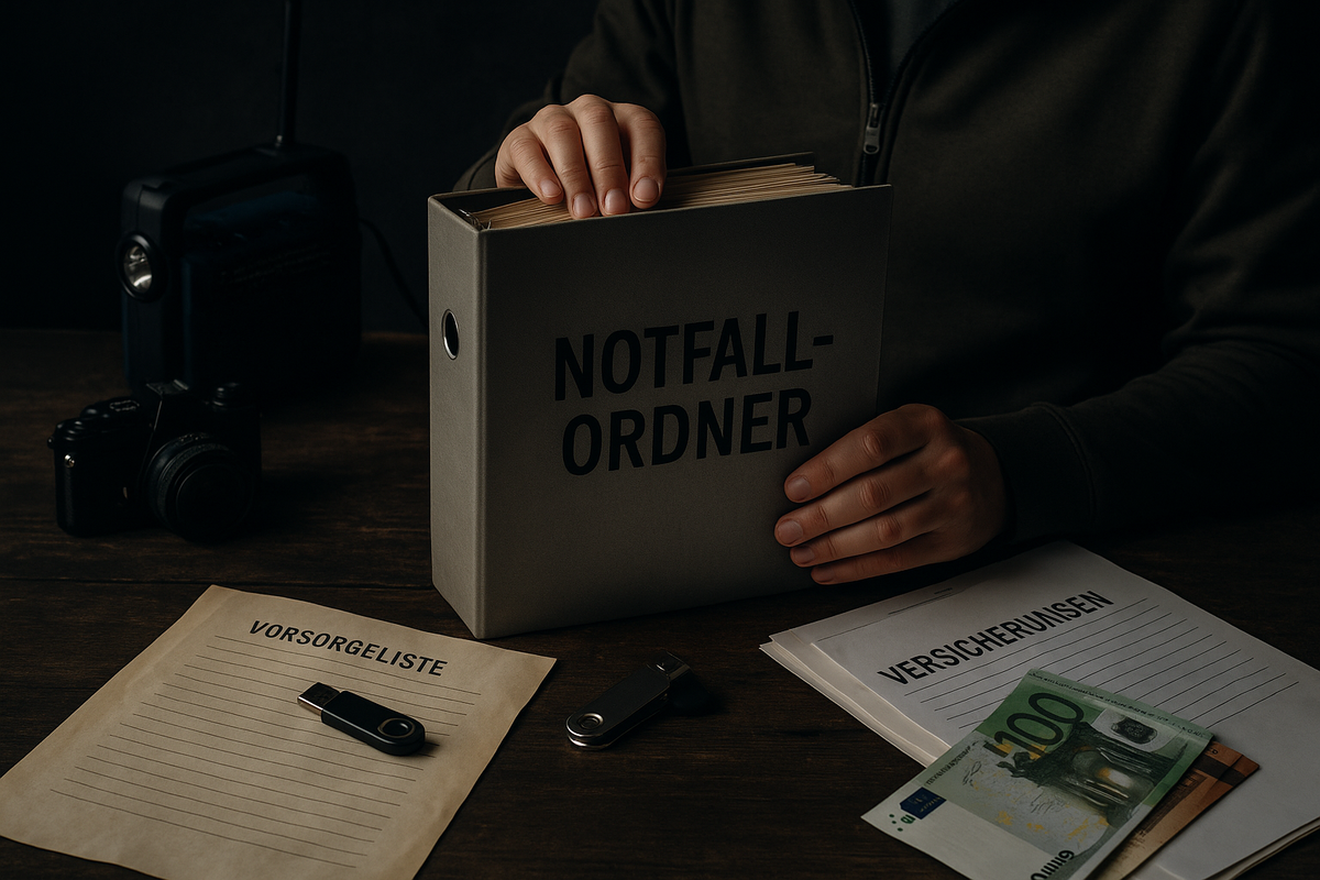 Notfallordner anlegen: Was rein muss + USB-Backup DACH