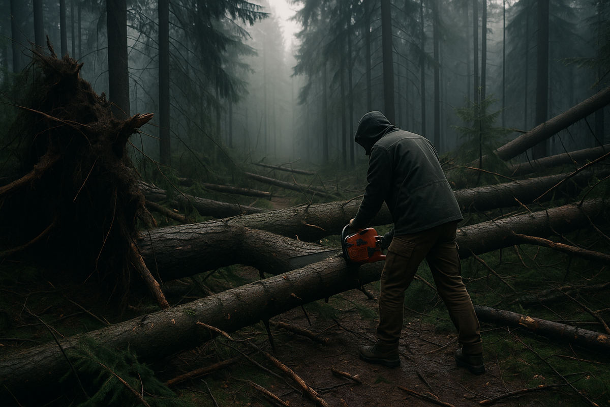 Sturmschaden im Wald: Was in den ersten 24 Stunden zu tun ist