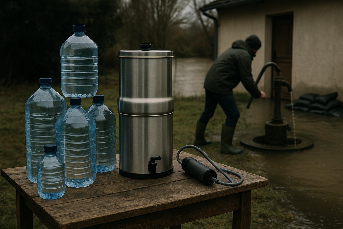 Wasser-Vorsorge für Familien: Lagerung, Filter, Brunnen & Hochwasser (DACH 2026)