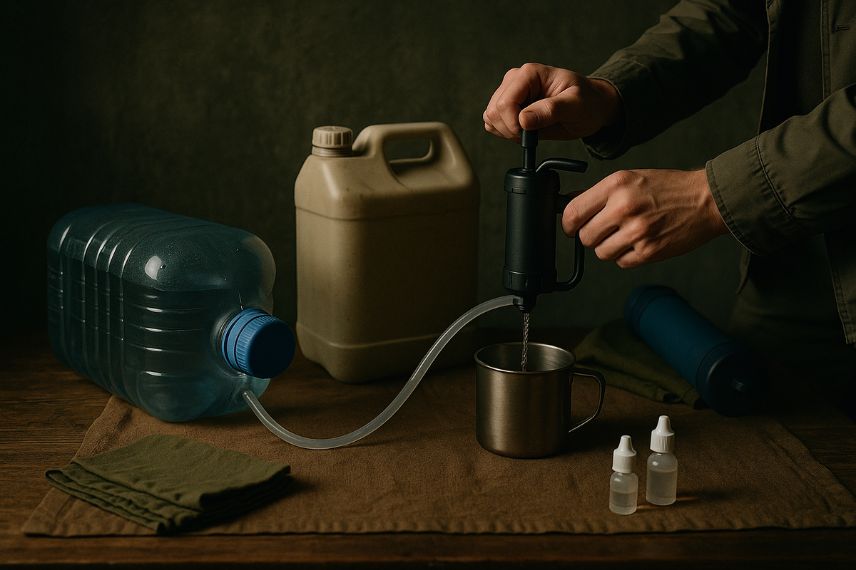 Wasserfilter für Krisenvorsorge: Sicheres Trinkwasser für Familien