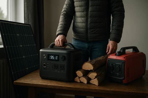 Energie-Vorsorge für Familien: Powerstation, Solar, Brennholz & Notstrom (DACH 2026)