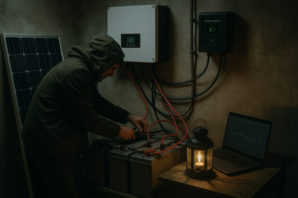 Notstrom mit PV-Anlage: Insel- und Hybrid-Setup für Familien planen
