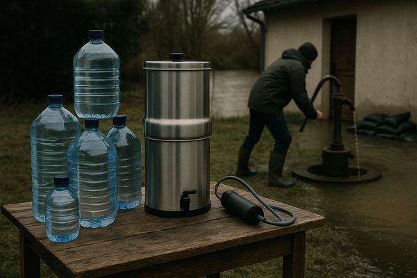 Wasser-Vorsorge für Familien: Lagerung, Filter, Brunnen & Hochwasser (DACH 2026)